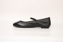 Ballerines Femme Reqins Honor Cuir cc Noir