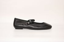 Ballerines Femme Reqins Honor Cuir cc Noir