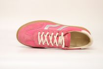 Baskets Femme Gant Cuzima Satin/Sheep Suede/Cow Leather G545 Rapture Rose