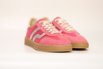 Baskets Femme Gant Cuzima Satin/Sheep Suede/Cow Leather G545 Rapture Rose