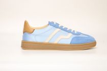 Baskets Femme Gant Cuzima Satin/Sheep Suede/Cow Leather G660 Light Blue/Azur Blue