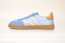 Baskets Femme Gant Cuzima Satin/Sheep Suede/Cow Leather G660 Light Blue/Azur Blue