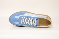 Baskets Femme Gant Cuzima Satin/Sheep Suede/Cow Leather G660 Light Blue/Azur Blue