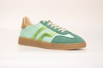 Baskets Femme Gant Cuzima Satin/Sheep Suede/Cow Leather G714 mint