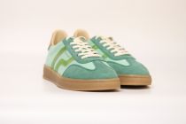 Baskets Femme Gant Cuzima Satin/Sheep Suede/Cow Leather G714 mint