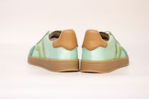 Baskets Femme Gant Cuzima Satin/Sheep Suede/Cow Leather G714 mint