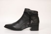 Bottines Femme Fugitive Banks Nappa Noir