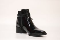 Bottines Femme Fugitive Banks Vernis Noir