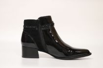 Bottines Femme Fugitive Banks Vernis Noir