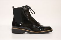 Bottines Femme Fugitive Geline Vernis Noir