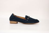 Mocassins Femme Mamz\'elle Zanga Velours Navy