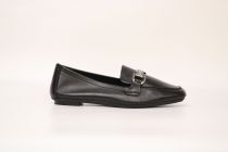 Mocassins Femme Reqins Hamilton Cuir Noir