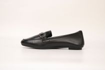 Mocassins Femme Reqins Hamilton Cuir Noir